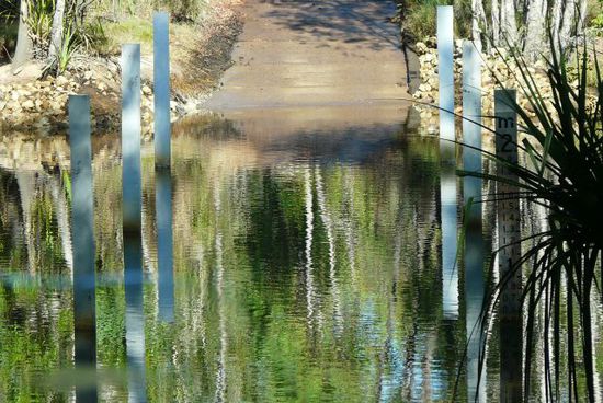 Durchfahrt zu den Twin Falls