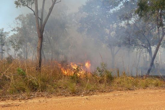 Ein gelegter Brand