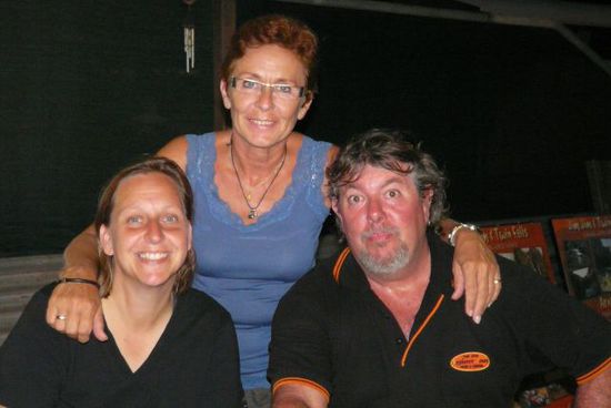 Anja,Steve und ich