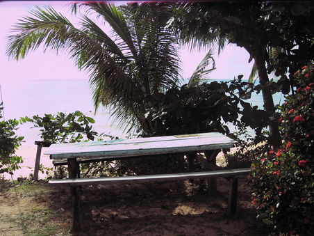 tioman islands, vor unserem chalet