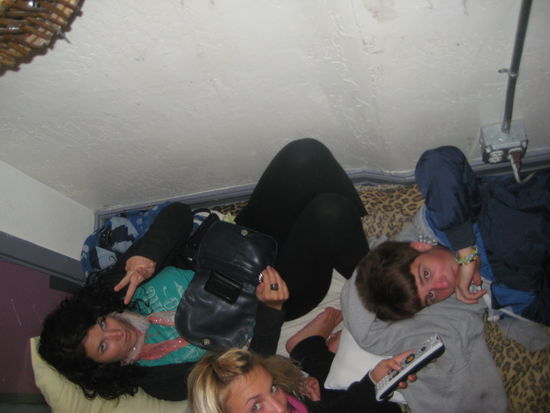 unsere luxus kammer in san fran! geht ja nie ins union square hostel!!