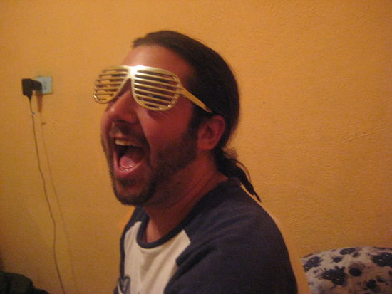 sergio is ready for party!!!!