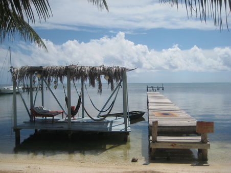 das erste was ich gsehen haben, nach dem aufstehen im tinas, caye caulker