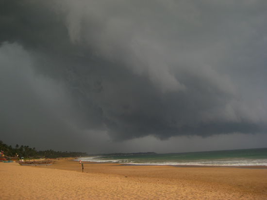 .. hat uns mit regen empfangen