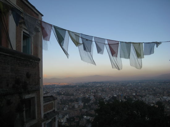 sicht auf kathmandu