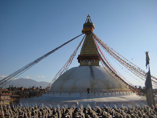 die groesste stupa von nepal