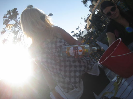 mish auf unserer dachterasse