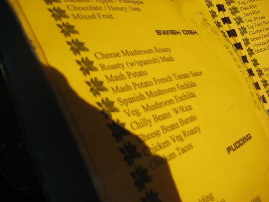 swiSH dish    und warum spanish mushroom enchilda darauf steht, versteh ich auch nicht