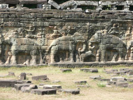 Elefantenterrasse in Angkor Thom