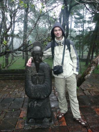 Großer Marco und kleiner Zwerg...oder: ein neuer Freund im Regen