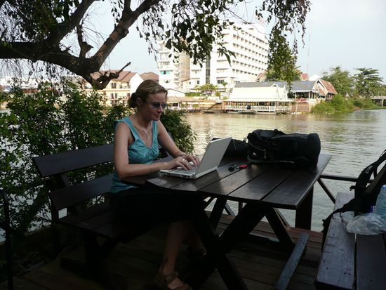 Berichterstattung live vor Ort.