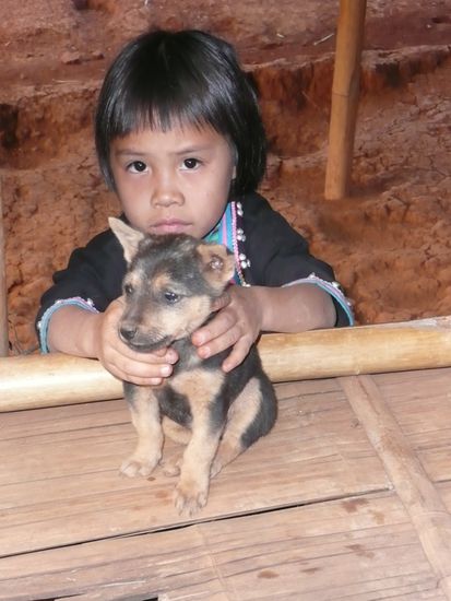 Im Hilltribes-Dorf...