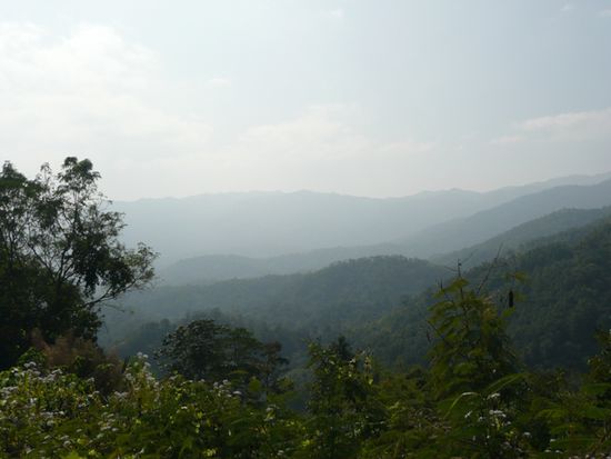 Pass auf dem Weg nach Pai