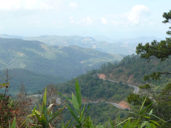 Passhoehe zwischen Pai und Mae Hong Son