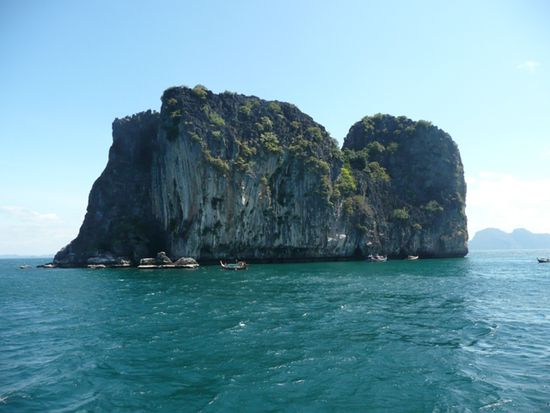 Kleine Insel im grossen Wasser