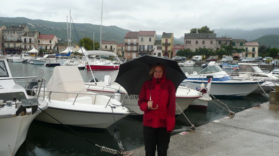 Macinaggio - es regnet, aber das macht ja nüscht, gelle. 