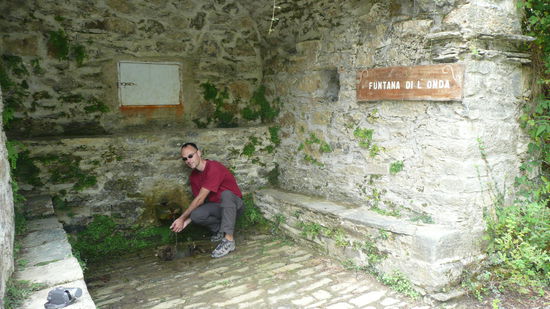 etwas kühles Nass... So warm war es aber gar nicht.