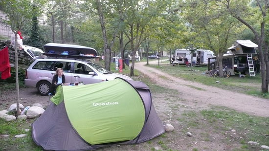 Campingplatz "Restonica" - naturbelassen, aber irgendwie gemütlich