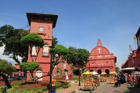 Melakka - der rote Platz