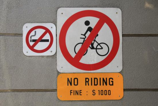 Eines von vielen Vergehen.