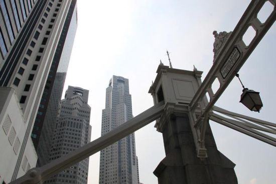 Typisch Singapore: Alt trifft neu