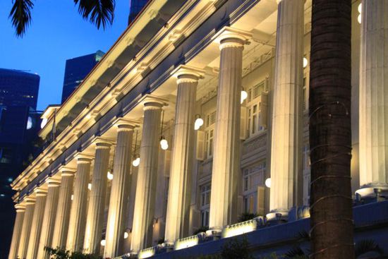 Eine weitere Hotelinstitution: The Fullerton in Towntown