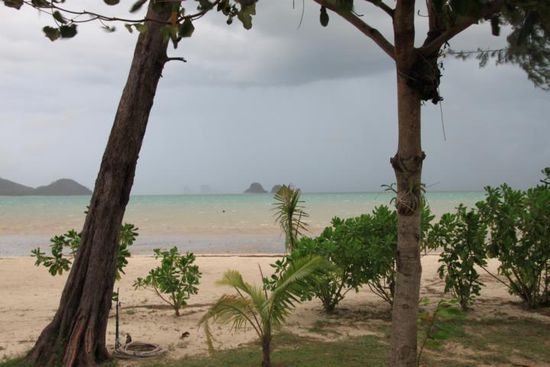 Langsam zieht schlechtes Wetter auf.