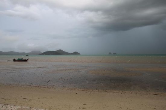 Gleich ist das Gewitter da.