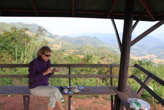 Frühstück mit Aussicht