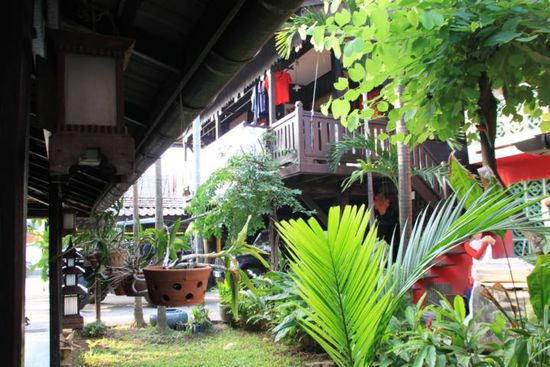 Hier ein Treppchen, da ein kleiner Teich, dort eine Palme...toll