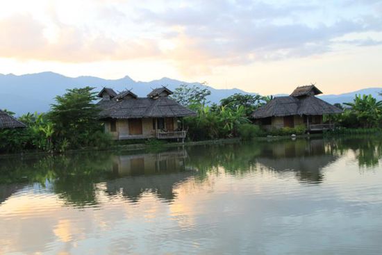 Unsere Bungalows in der BuengPaiFarm bei Pai.