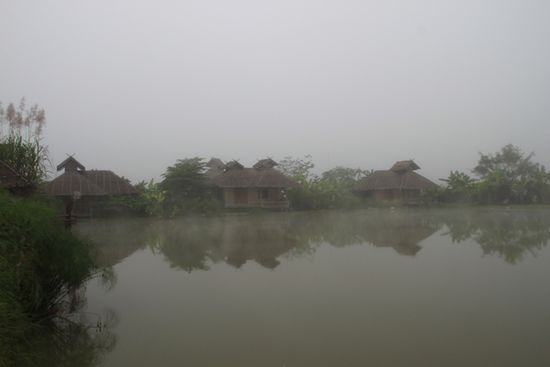 Morgens versinkt hier oben alles im Nebel