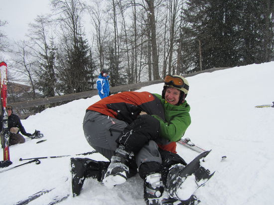 ...niedergerungen...und trotzdem Spass dabei 