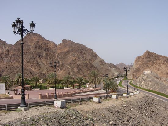 Muscat - sehr gepflegt und tolle Landschaft drumherum