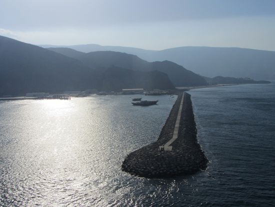 Nach dem Ablegen in Kahsab...