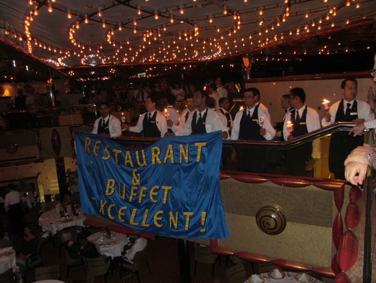 Showeinlage der Kellner