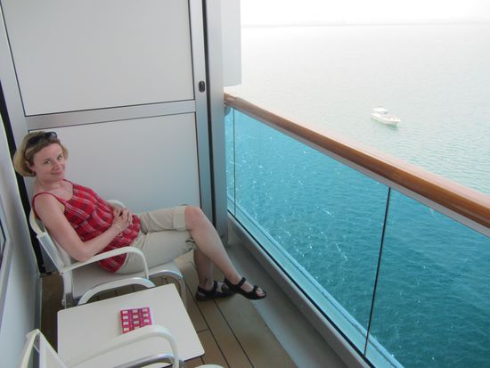 Chillen auf dem Balkon