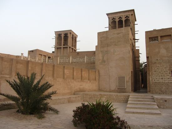 Im Bastakia-Viertel in Old Dubai