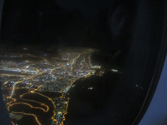 Anflug auf Dubai