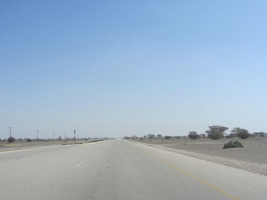 Autofahren im Oman - nix los und ...