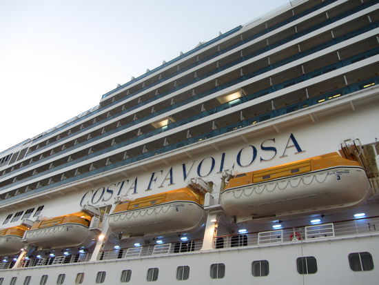 Jetzt geht's auf's Schiff