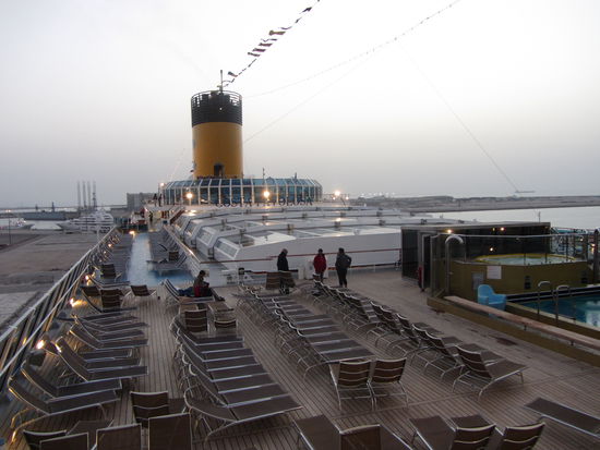 Erstmal ganz nach oben fahren und gucken