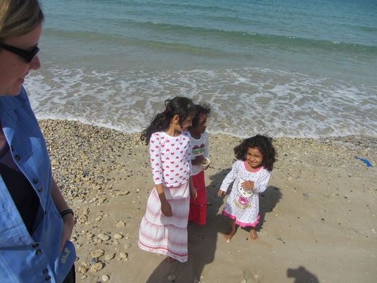 ...wurden wir neugierig bestaunt.