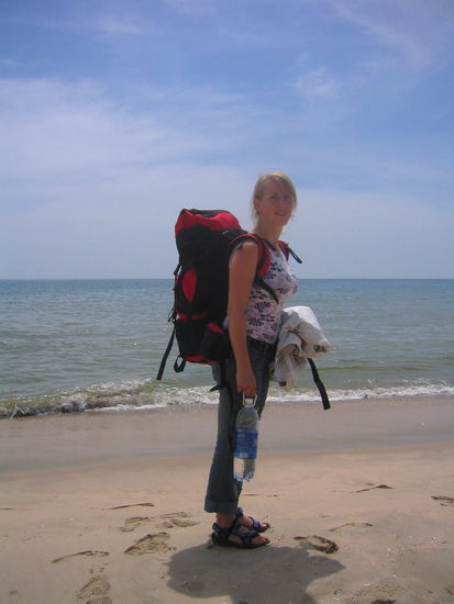 "und jetzt hole ich mir meinen Bikini und die Sonnencreme" 