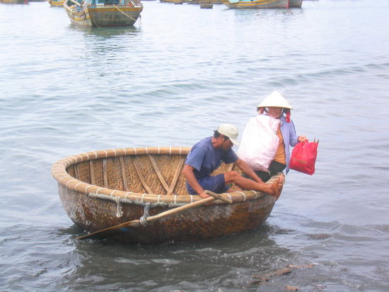 "fish boat" in tiny Mui Ne.