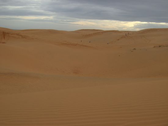 Die roten Sanddünen in Mui Ne.