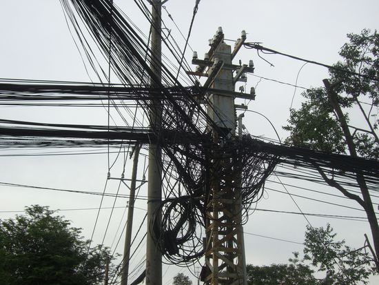 Kein Wunder, dass dauernd der Strom ausfaellt.