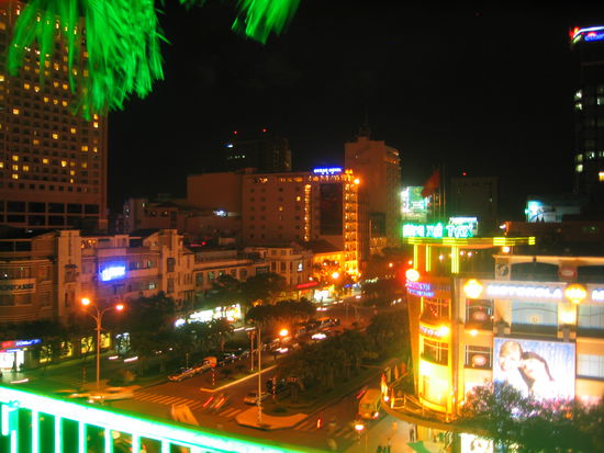 Saigon bei Nacht