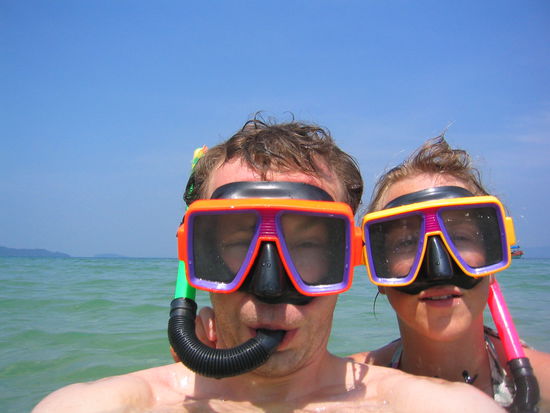 2 bunte Fische die gleich abtauchen!