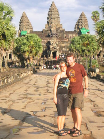 Wir und Angkor Wat!